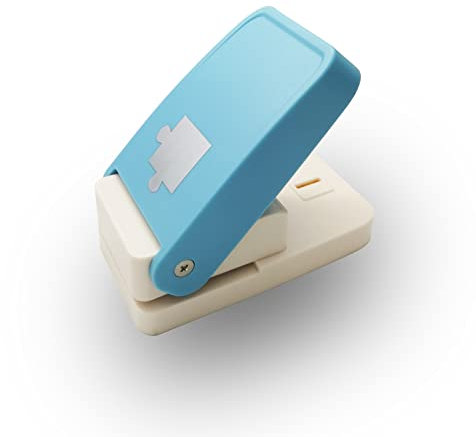 VSREI Punch-Puzzle, groß, Super Paper Punch, extra starker Motivstanzer für Papier bis zu 500 g/m², gestanzte Puzzlegröße 3,3 x 3,3 cm