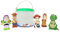 Disney Store Official Toy Story Bath Toy Set, 5 Pc, Includes Buzz Lightyear, Woody, Jessie, Bullseye and Rex, Bucket with Straining Lid, Bath, Paddling Pool and Garden Toy, 6 months+