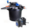 VIALIA Teich Filteranlage Set 4, Druckfilter CPF-15000 mit UVC Klärer für Teiche bis 30.000 Liter, 10.000L/h Durchfluss, energieeffiziente Pumpe CTP-5800 inkl. 10m Schlauch