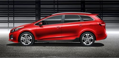 Seitenschweller Sideskirts kompatibel mit Kia Cee'd 2015-2018 Schwarz Glanz 2tlg