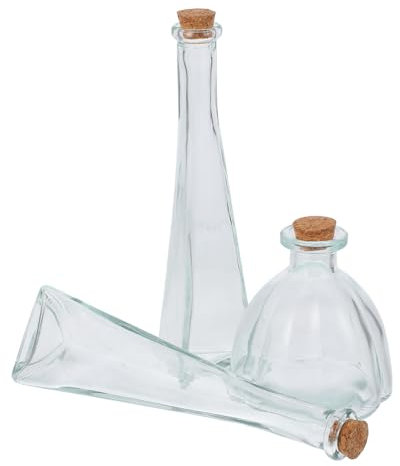 PRETYZOOM Frasco De Vidrio Pequeño Para Boticario Frascos De Vidrio Decorativos Para Deseos