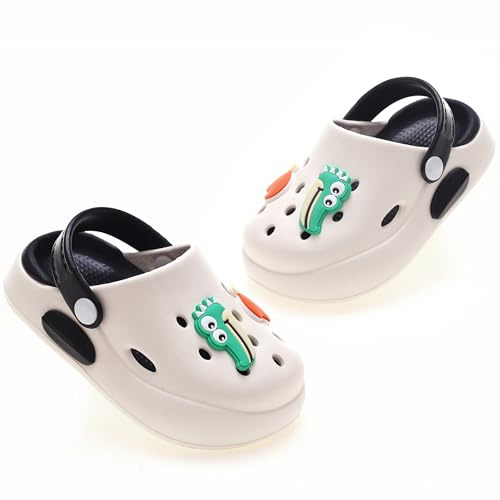 ZYLDK Unisex Zoccoli e Sabot Bambini Ciabatte Estive Sandali da Spiaggia Dinosauro Pantofole da Giardino per Ragazzi Ragazze Antiscivolo Scarpe da Piscina