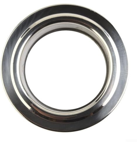 Flangia Rotonda in Acciaio Inossidabile per Tubo di Ventilazione, Rosetta, Connettore per Condotto a Parete e Soffitto (100 mm)