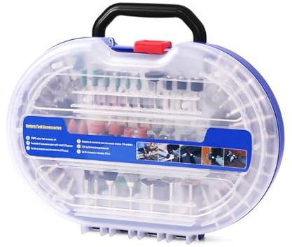 Kit d'accessoires multifonctions pour outils rotatifs 276 pièces avec étui pour une coupe facile, meulage, ponçage, sculpture et polissage