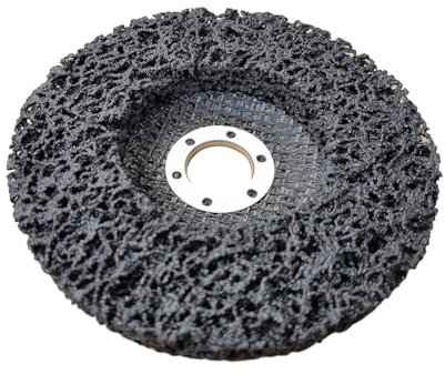 Rostio CSD Scheibe | Hochwertige Reinigungsscheibe schwarz 125 x 13 x 22,2 mm für Flex | Winkelschleifer