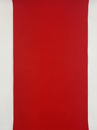 Tappeto Rosso Rotolo Trenta Metri | Passatoia di Moquette per Eventi Allestimenti Palchi Red Carpet Negozi Natale (1_x_30_m)