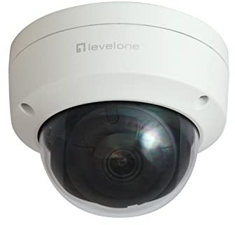 LevelOne FCS-3096 Gemini Fixed-Dome-IP-Kamera, 8 MP, H.265