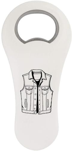 'Denim Jacket Vest' Bottle Opener Fridge Magnet (BO00080377)