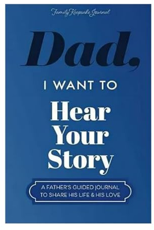Keepsake Journal, Dad Personal Journal, Dad Keepsake Book, Holiday Greetings Journal, Father Note Taking Book, Perfect and Suitable Keepsake Notebook for Dads, Fathers