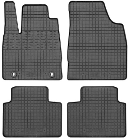 CIKCAR Set Tapis de Caoutchouc Compatible avec MG 3 Hybrid+ 2024- (4-pièces + Points de fixage)