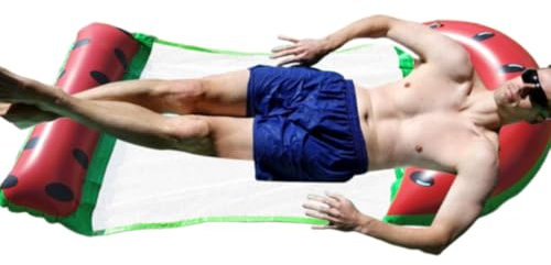 Schwimmhängematte Für Pool & Meer, Bequeme Wasserliege, Leicht Faltbar, Hochdichtes Netzmaterial, Kühle Entspannung, Perfekt Für Erwachsene & Kinder