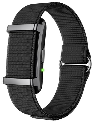 Pulsera de fitness sin pantalla, pulsera inteligente para mujer y hombre, podómetro, rastreador de actividad, con monitor de sueño, monitor de frecuencia cardíaca, calorías y distancia