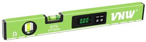 16inch Digital Level with LCD Display - Bubble Light Up Function - Multi Purpose:Magnetic Torpedo Level, Angle Finder 0-90° & 0-180° Range -Leveler Tool for Woodwork,Saw & Home Leveling (Green)