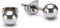 Boccia Damen-Ohrstecker Titan (Pr) Kugel 0504-01