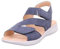 Legero Fantastic Sandalen, Indacox Blau 8600, 38 EU