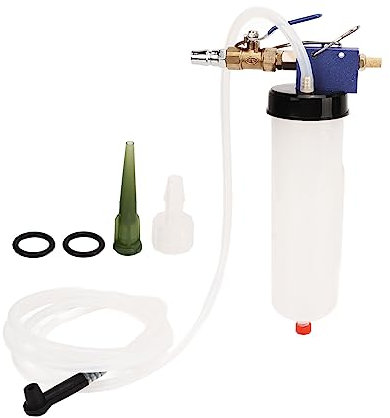 Bremsenentlüftungsgerät Auto, Auto Bremse Bremsflüssigkeit Ölwechsel Werkzeug Pneumatisches Bremsflüssigkeitswechselwerkzeug mit Adaptern, Stopfen und Schlauch, Entlüftungsgerät