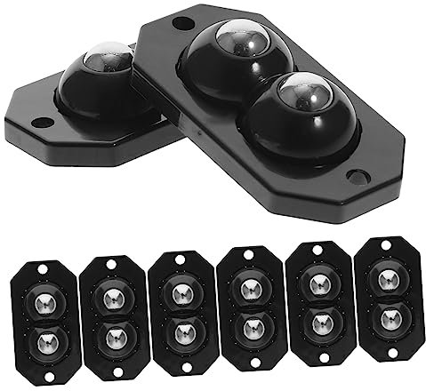 VILLFUL 8 Piezas Pegar La Rueda Universal Aparato Rueda Aparato Ruedas Poleas Mini Ruedas Mini Ruedas Poleas Mini Aparato Ruedas Ruedas Adhesivas Rueda Ruedas Adhesivas