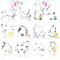 Emporte Piece Enfant,12 Pièces Emporte Piece Patisserie Noël en Acier Inoxydable,DIY Cookie Cutters Animaux Gâteau Fondant Cookies,Emporte Piece Biscuit pour Décoration Pâques Noël