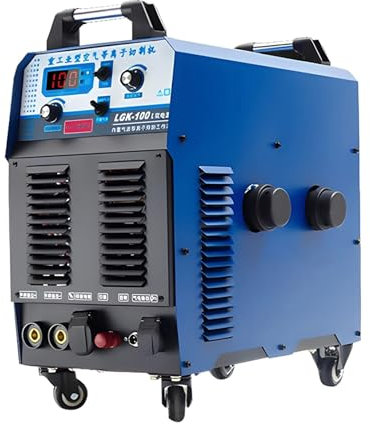 KONGMM Decoupeur Plasma, Machine de découpe Plasma LGK-100, Pompe à Air intégrée, soudeurs Plasma IGBT AC 220 380V, Double Module, Machine de soudage(Only Machine)
