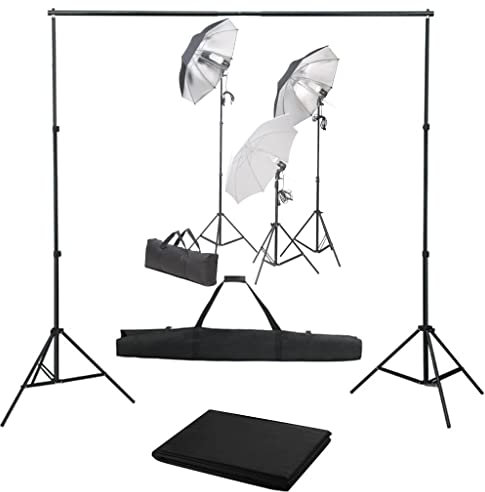 Snsowed Kit de Estudio fotográfico con Set de Luces y telón de Fondo, Fondos De Navidad, Fondo Fotografia, Fotografia Accesorios, Kit Fotografia Estudio, Estudio Fotográfico,