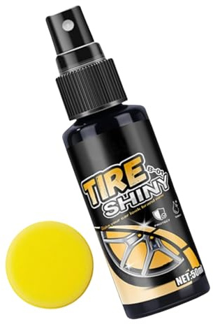 Aerosol para Brillo de Neumáticos | Spray para Acondicionamiento de Neumáticos | Solución De Recubrimiento Para Para Entusiastas De Viajes Y Gestores De Mantenimiento De