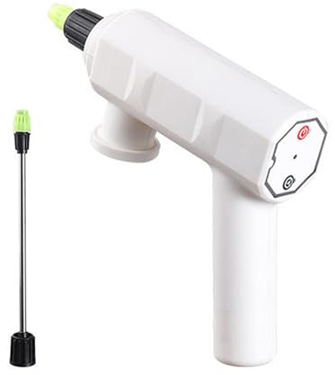 RASTKY Spruzzatore per Piante Elettrico Spruzzatore per Irrigazione Programmabile per Irrigazione di Fiori da Giardino Domestico, per Piante Portatile Ricaricabile per Prato, Giardino, ABS Bianco