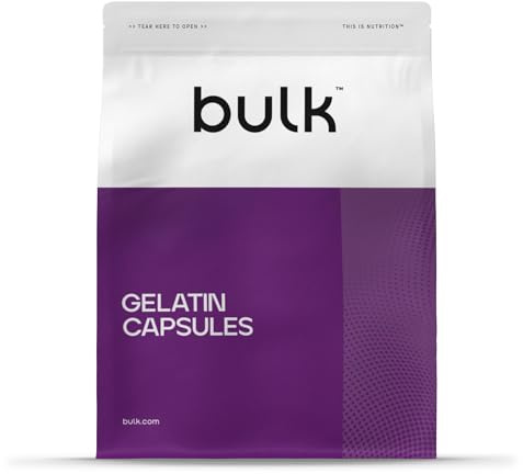 Bulk Gelatin Capsules, Size 00, Pack of 1000, Packaging May Vary