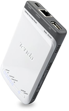 Tenda 3G300M - Router (3G, 300 Mbps, RJ-45, WiFi) Color Blanco