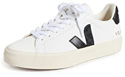 Veja Women's Campo Sneakers, Extra White/Black, 8 Medium US