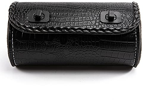 APEBAZY - Borsa da manubrio universale per moto, Borsa da sella impermeabile con 2 cinghie di fissaggio