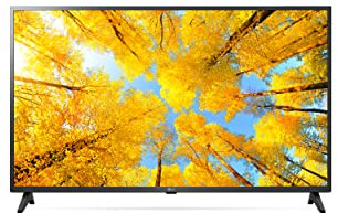LG Electronics 43UQ75009LF UHD Fernseher (Active HDR, 60 Hz, Smart TV), Modelljahr 2022, Schwarz, 109 cm (43 Zoll)