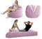 MAXYOYO Sitzsackbett – umwandelbar vom Sitzsack zum Bett – großes Sofa mit weichem Bezug und Flauschiger Füllung inklusive für Erwachsene, Paare, Gäste (lila, Doppelbett)