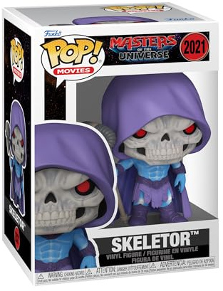 Funko Pop! Filmer: Masters of the Universe - Skeletor - Samlarobjekt vinylfigur - Presentidé - Officiella varor - Leksaker för barn och vuxna - TV-fans - modellfigur för samlare och display | Officiella varor och varor, vinyl samlarfigur som hylldekoration, presentidé till födelsedag för fans och samlare