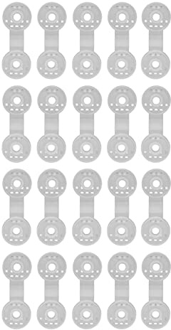 20 clip per rete per parasole, clip per stoffa per ombra rotonda, morsetto di fissaggio per pellicola per serra per accessori per serra da tenda