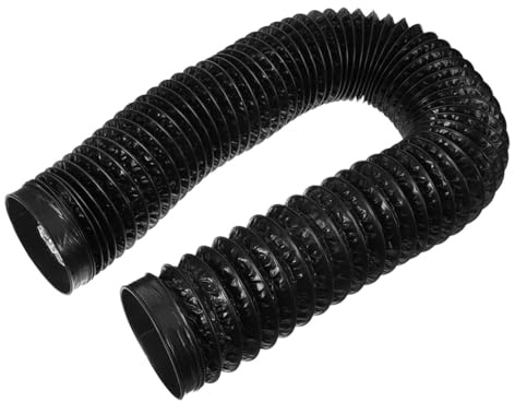 BAZEITFLOW Tubo flessibile in alluminio spesso per ventilazione asciugatrice condizionatore aria e scarico bagno installazione facile e resistente per uso domestico