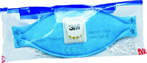 3M Atemschutzmaske, FFP3 NR D, mit Cool Flow Ausatemventil, 10 Stück, blau, 9432+, EN-Sicherheit zertifiziert