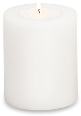 EDZARD portacandela candela tealight Cornelius, altezza 12 cm, diametro 10 cm, candela permanente, ideale per maxi candele tealight, resistente al calore fino a 90 gradi