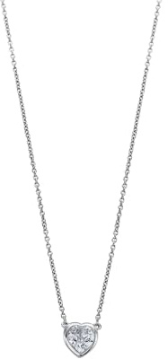 Collier Lotus Silver Charming Lady Coeur