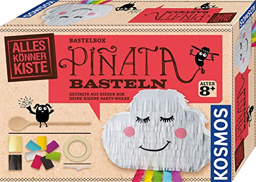 Kosmos, 604486, Piñata Fai da Te, AllesKönnerKiste, Regalo di Compleanno per Bambini, Decorazione, Set Creativo, Fai da Te, Carta crespa Multicolore
