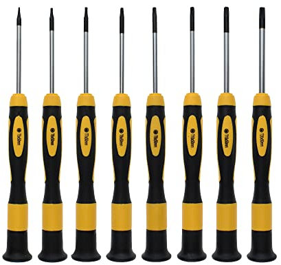 NOREX Torx Präzisionsschraubendreher Set magnetisch | Torx Mini Schraubendreher Set | Feinmechaniker kleine Schraubenzieher Set | Torxschraubendreher