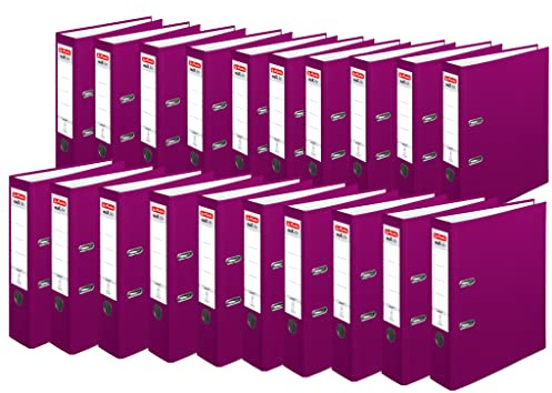 Herlitz 50011858 Mapp maX.file protect (A4, 8 cm, med insticksryggskylt) björnbär, 20 stycken