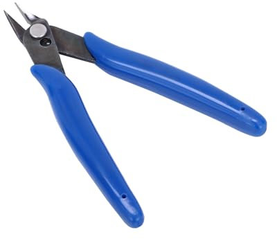 Lolileo 1PC Wire Cutter, Precision Electrical Cable Cutters, Wire Flush Cutters, Side Cutters for Cutting, Diagonal Cutting Pliers for Jewelry, Home DIY, Spring-Loaded Side Cutters Flush Cutters