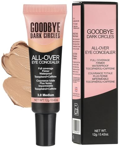 Zibeem Concettore del viso, correttore per il trucco per il viso - Concettore correttore correttore a colori leggero da 12 g - Fondazione liquida naturale duratura a lungo termine, trucco per la