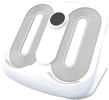 APLVFFZH Tablero de Estiramiento de Pantorrilla Profesional Tablero Inclinado Ajustable Equipo de Fortalecimiento Muscular Superficie con Textura Masajeadora Y, Blanco