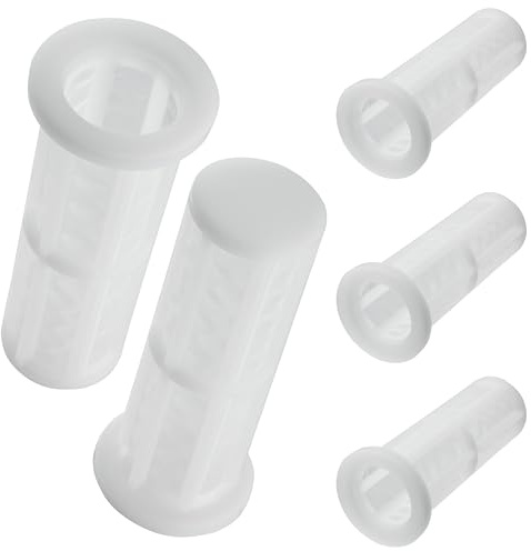 Poppstar 5 x filterinsats för vattenfilter för högtryckstvätt, pump eller husbil, maskstorlek 0,15 mm, vit