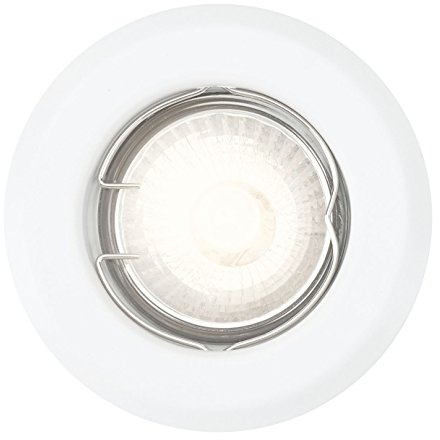 Philips Enif Faretto Singolo Fisso da Incasso, senza Lampadina, Bianco
