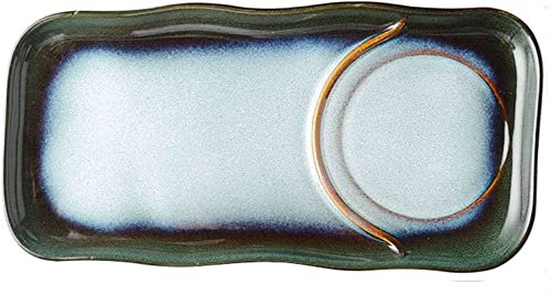 Ciotola for cereali, scodella for zuppa, scodella for il tè, ciotole for la colazione in ceramica o piatto rettangolare, ciotola for zuppa di cipolla da 20 once con manico in porcellana for zuppa di c