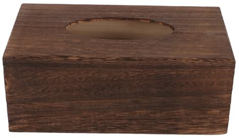 UTHCLO 1Stück Tissue Box aus Akazienholz Retro Aufbewahrungsbox für Taschentücher und Papierhandtücher für Wohnräume und Cafés