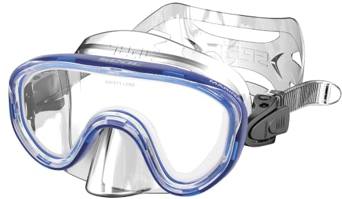 Seac Marina SLT, Maschera da snorkeling in polimero senza ftalati per bambini