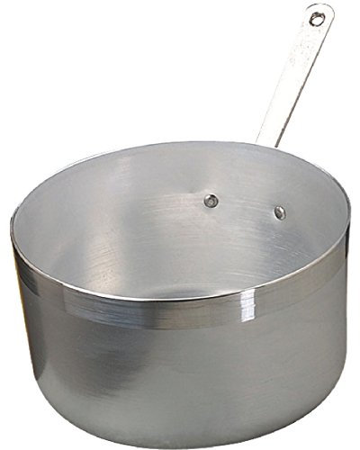 Pentole Agnelli Family Cooking Alluminio Casseruola Alta con Manico, 18 cm